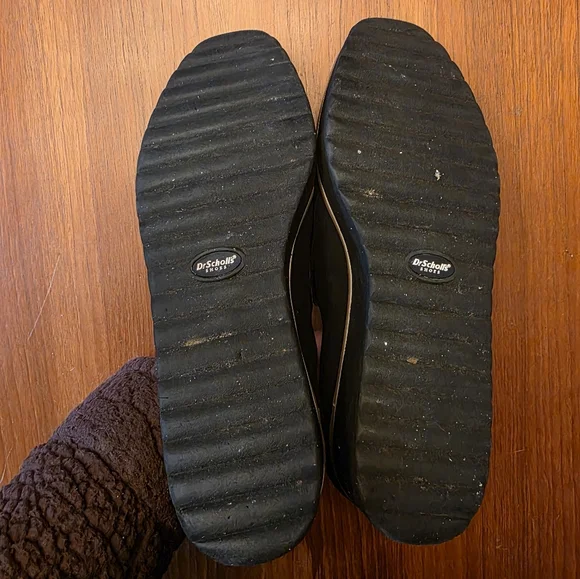 Platform Slip On Dr Scholl's "Look Out" Black Size 10 - Picture 3 of 7